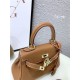 Hermes Kelly Mini Retourne Bag Clemence Leather Gold High