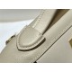 Hermes 2424 Mini Bag EVE Leather WAX White High