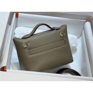 Hermes 2424 Mini Bag EVE Leather WAX Etoupe High