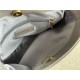 Chanel DRAWSTRING BAG Calfskin & Gold-Tone Metal AS2985 Grey High