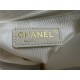 Chanel DRAWSTRING BAG Calfskin & Gold-Tone Metal AS2985 White High