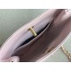 SMALL SHOPPING BAG AS3470 Grained Calfskin & Gold-Tone Metal Pink High