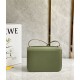 Goya bag in silk calfskin Green High