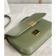 Goya bag in silk calfskin Green High