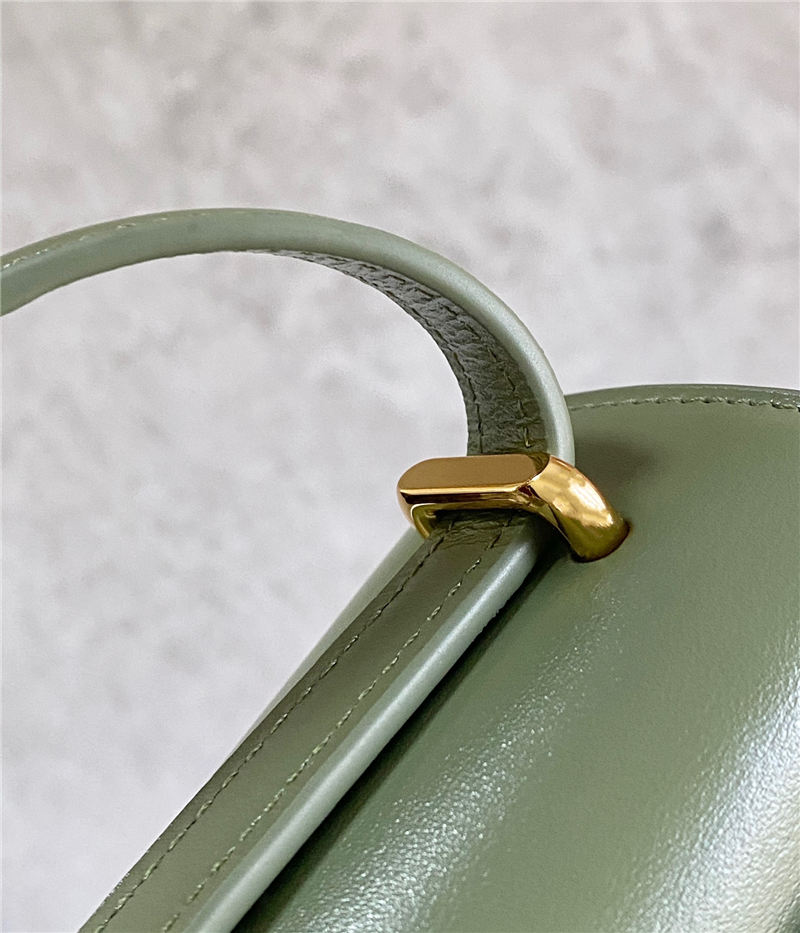 Goya bag in silk calfskin Green High