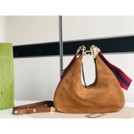 Gucci Attache large shoulder bag Suede 702823 High