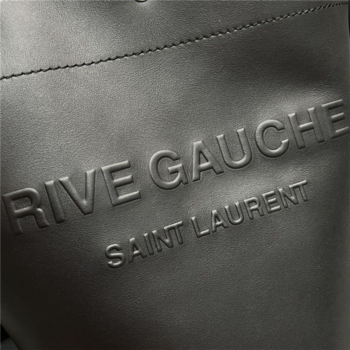 RIVE GAUCHE BUCKET BAG IN LEATHER High