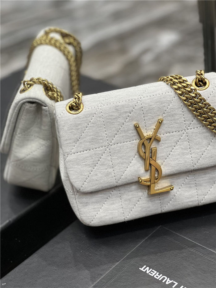 JAMIE MINI CHAIN BAG "CARRÉ RIVE GAUCHE" IN JERSEY High