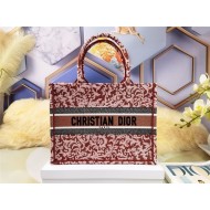 MEDIUM Dior BOOK TOTE Brocart Embroidery High