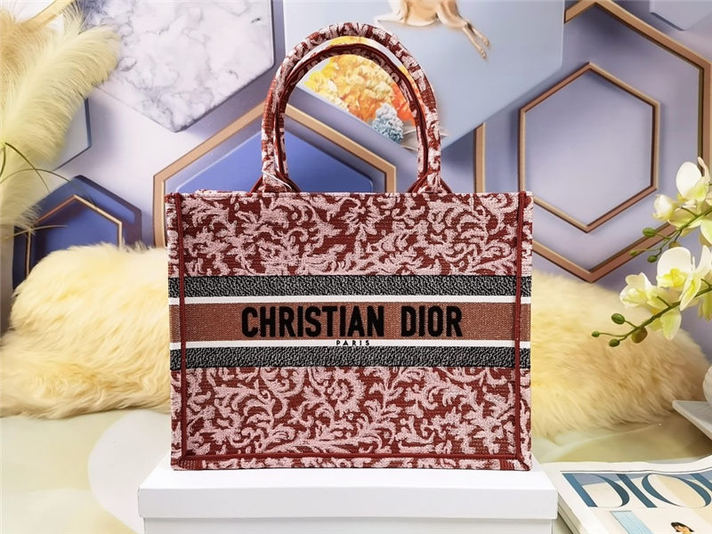 MEDIUM Dior BOOK TOTE Brocart Embroidery High