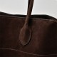 The Row Soft Margaux 17 Bag in Suede High