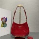 Prada Cleo patent leather bag 1BC169 Cherry Red High