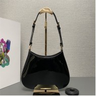 Prada Cleo patent leather bag 1BC169 Black High