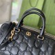 GG Matelassé leather medium bag 702242 Black High