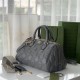 GG Matelassé leather medium bag 702242 Grey High