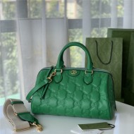 GG Matelassé leather medium bag 702242 Green High