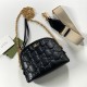 GG Matelassé leather small bag 702229 Black High