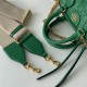 GG Matelassé leather mini bag 702251 Green High