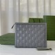 GG Matelassé pouch 723780 Grey High