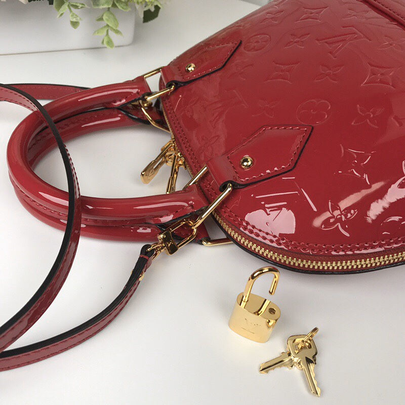 Louis Vuitton Alma BB Bag M91606 Red High