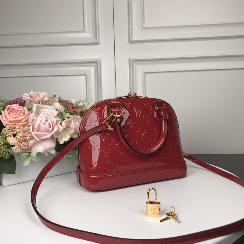 Louis Vuitton Alma BB Bag M91606 Red High