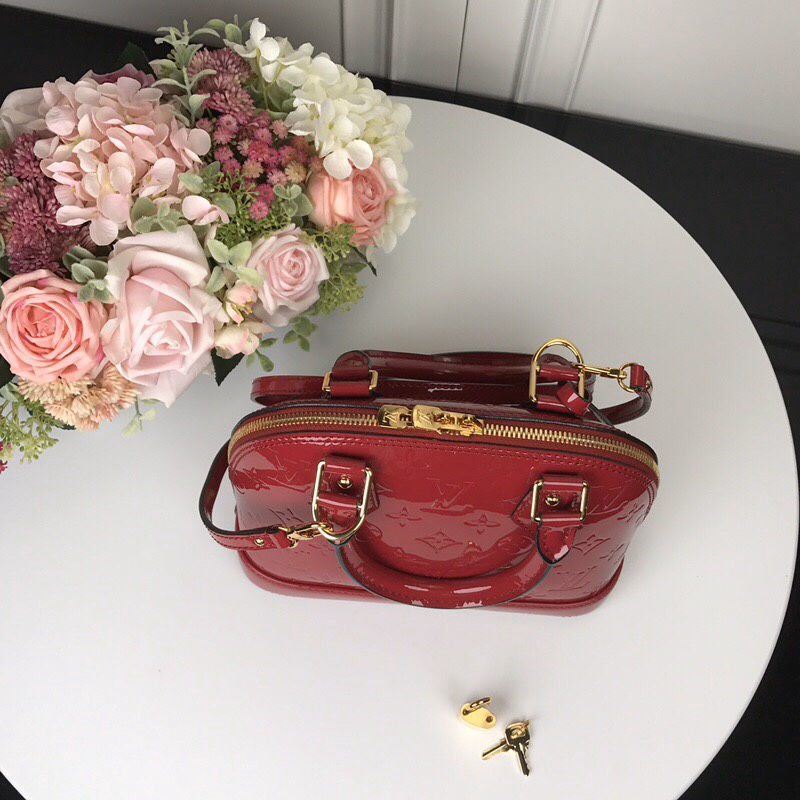 Louis Vuitton Alma BB Bag M91606 Red High