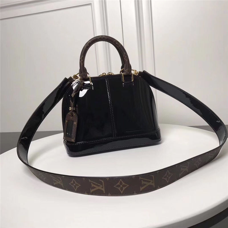 Louis Vuitton Alma BB Bag M54785 Black High