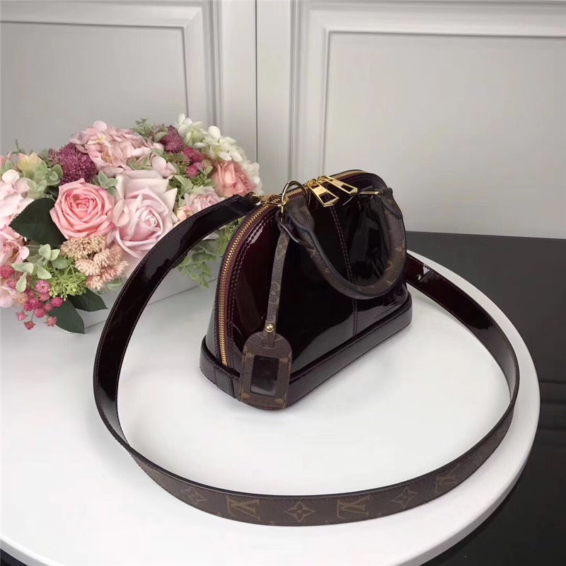 Louis Vuitton Alma BB Bag M54785 Burgundy High