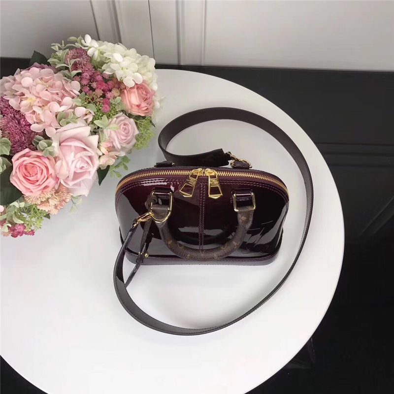 Louis Vuitton Alma BB Bag M54785 Burgundy High