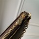 Louis Vuitton MINI POCHETTE ACCESSOIRES With Chain Monogram Canvas M82510 High