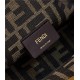 Fendi First Small Leather Bag with exotic details Milk-Tea High