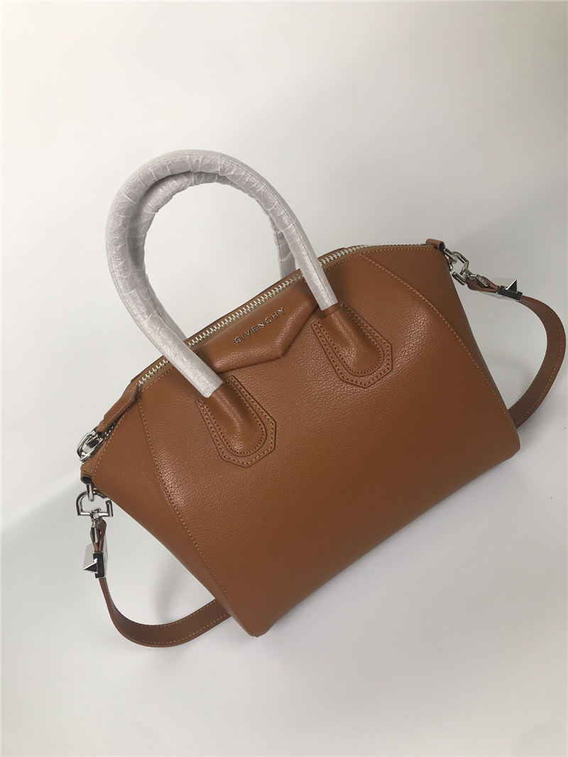 Givenchy MEDIUM ANTIGONA BAGE IN GRAINED LEATHER Brown High