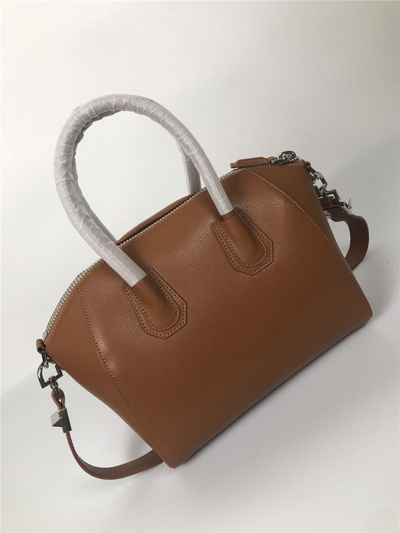 Givenchy MEDIUM ANTIGONA BAGE IN GRAINED LEATHER Brown High