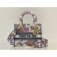 MEDIUM LADY D-LITE BAG Dior Jardin Botanique Embroidery High