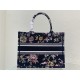 MEDIUM Dior BOOK TOTE Dior Jardin Botanique Embroidery Black High