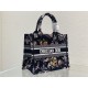 SMALL Dior BOOK TOTE Dior Jardin Botanique Embroidery Black High