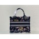 SMALL Dior BOOK TOTE Dior Jardin Botanique Embroidery Black High