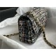 Chanel Mini Classic Flap Bag Tweed Black/Pink High