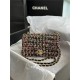 Chanel Mini Classic Flap Bag Tweed Colorful High