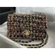 Chanel Mini Classic Flap Bag Tweed Colorful High