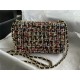 Chanel Mini Classic Flap Bag Tweed Colorful High