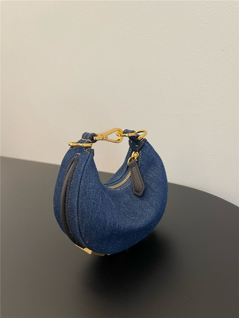 Fendigraphy Nano Denim Bag High