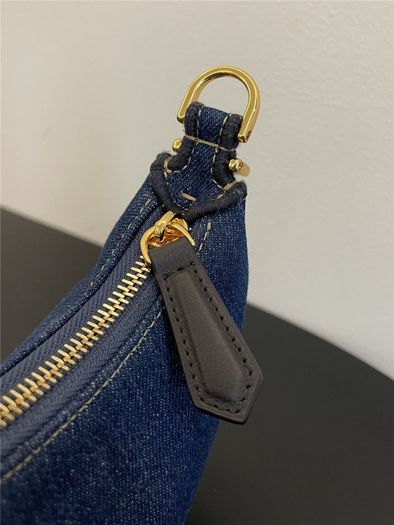 Fendigraphy Nano Denim Bag High