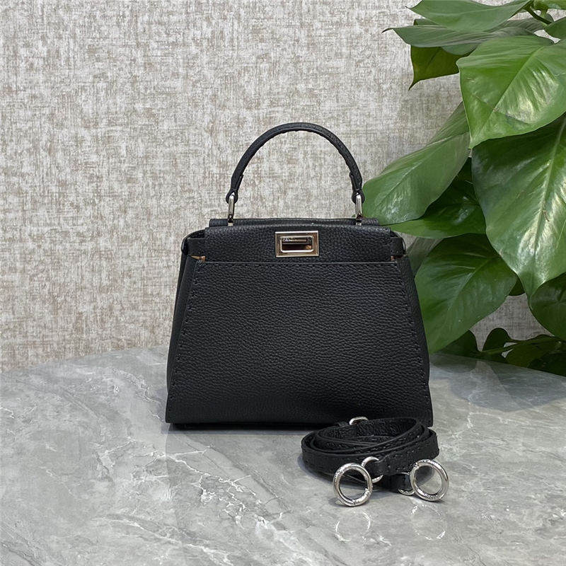 PEEKABOO ICONIC MINI Selleria bag Cuoio Romano leather High