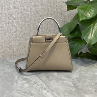 PEEKABOO ICONIC MINI Selleria bag Cuoio Romano leather High