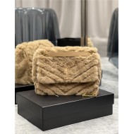 NIKI MEDIUM CHAIN BAG IN SHEARLING High