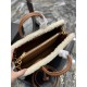 SAC DE JOUR SUPPLE MEDIUM IN SUEDE AND SHEARLING High