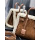 SAC DE JOUR SUPPLE NANO IN SUEDE AND SHEARLING High