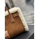 SAC DE JOUR SUPPLE NANO IN SUEDE AND SHEARLING High