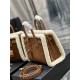 SAC DE JOUR SUPPLE BABY IN SUEDE AND SHEARLING High